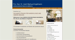 Desktop Screenshot of praxisengelmann.de